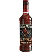 Ром Captain Morgan "Dark" 0.5л (BDA1RM-RCM050-007): Об'єм, л 0.5