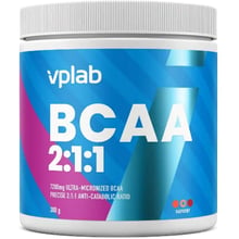 Амінокислота для спорту VPLab BCAA 2:1:1 300 g /37 servings/ Raspberry: Тип BCAA