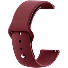 BeCover Sport Band Dark Red for Xiaomi iMi KW66 / Mi Watch Color / Haylou LS01 / Haylou LS02 (706349): Колір бордовый