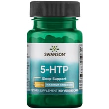 Swanson 5-HTP, Maximum Strength, 200 mg, 60 Veggie Capsules (SWA-02963): Форма випуску капсули