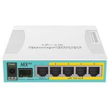 Маршрутизатор Wi-Fi Mikrotik hEX PoE (RB960PGS)