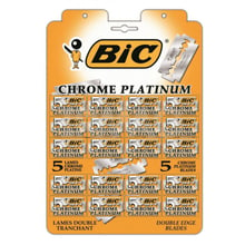 Bic Chrome Platinum Сменные лезвия классические для станка 100 шт.: Вид Лезвия