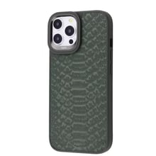 Аксесуар для iPhone Kajsa Snake Pattern Olive для iPhone 15 Pro: Колір зеленый