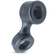 Ерекційне кільце Boners Cock Ring And Ball Stretcher - Grey: Виробник Boners