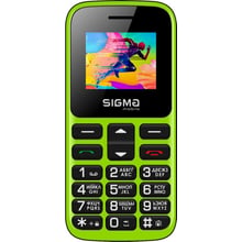 Мобільний телефон Sigma mobile Comfort 50 HIT 2020 Green (UA UCRF): Дисплей 1.77 TFT (120x160)