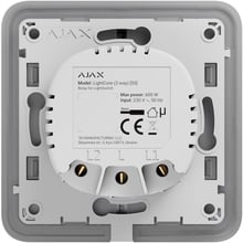 Вимикач Ajax LightCore 2-way for LightSwitch Jeweler: undefined undefined