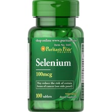 Puritan's Pride Selenium 100 mcg 100 tabs