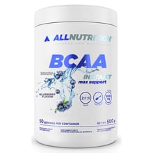 Амінокислота для спорту All Nutrition BCAA Max Support Instant 500 g /50 servings/ Bllueberry: Тип BCAA