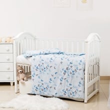 Змінна ліжко Twins Romantic Spring collection Butterfly blue, блакитний (3 ел) (3024-RS-04): Тип постільний комплект