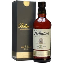 Віскі Ballantine's 21 Years Old, gift box, 0.7л 43% (STA5010106110386): Об'єм, л 0.7