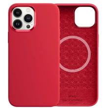 Чехол для iPhone WIWU Silicone Magnetic Case Red for iPhone 13 Pro: Цвет красный