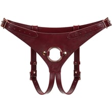 Трусики для страпону Liebe Seele Wine Red Strap on Harness: undefined undefined