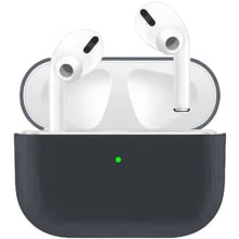 Чехол для наушников TPU Case Dark Grey for Apple AirPods Pro: Тип Чехол