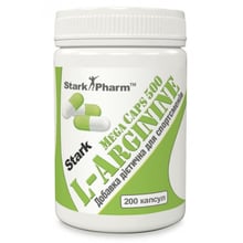 Аминокислота для спорта Stark Pharm L-Arginine Mega caps 500 mg 200 caps: Тип Аргинины