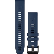 Garmin QuickFit 22 Watch Bands Captain Blue with Black Stainless Steel Hardware (010-13111-31): Колір синий