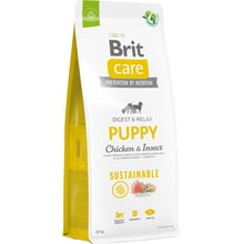 Сухий корм Brit Care Dog Sustainable Puppy для цуценят 12кг (8595602558629): Тип Сухой корм