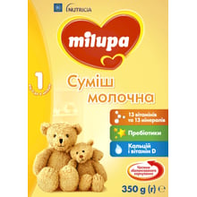 Молочна суміш Milupa №1 до 6 міс. 3х350 г: Тип Смеси молочные