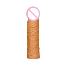 Насадка LoveToy Pleasure X-Tender Penis Sleeve Brown Add 1", Brown: Для кого Для мужчин