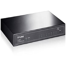 Сетевой коммутатор TP-Link TL-SG2008: Порты только Gigabit Ethernet (10/100/1000)