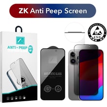 Защитное стекло для iPhone ZK Premium Tempered Glass Privacy for iPhone 15: Цвет черный