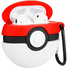 Чехол для наушников TPU Case Pokemon Pokeball Red-white for Apple AirPods: Тип Чехол