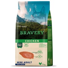 Сухий корм Bravery Chicken Mini Adult з куркою 7 кг (6701 BR CHIC ADUL M_ 7KG): Тип Сухий корм