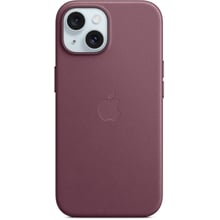 Чохол для iPhone Apple iPhone 15 FineWoven Case with MagSafe - Mulberry (MT3E3ZM/A): Колір бордовый