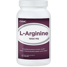 Амінокислота для спорту GNC L-Arginine 1000 180 caps: Тип аргінін