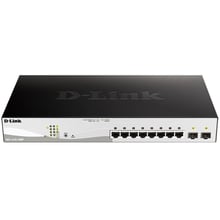 Мережевий комутатор D-Link DGS-1210-10MP: Порти только Gigabit Ethernet (10/100/1000)