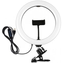 Кольцевая USB LED лампа Puluz PKT3126B 10.2" с зажимом (PKT3126B): Производитель Puluz