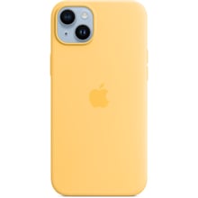 Чехол для iPhone Apple Silicone Case with MagSafe Sunglow (MPTD3) for iPhone 14 Plus: Цвет желтый