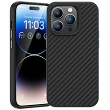 Аксесуар для iPhone Comma Kevlar Series Black для iPhone 14 Pro: Колір черный