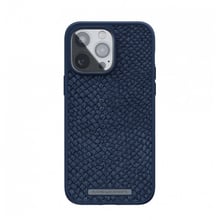 Аксесуар для iPhone Njord Salmon Leather MagSafe Case Blue (NA44SL01) для iPhone 14 Pro Max: Колір синий