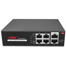 Сетевой коммутатор Onv ONV-H1064PL: Порты только Fast Ethernet (10/100)