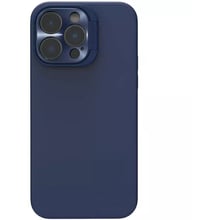 Чехол для iPhone Nillkin Silicone LensWing Magnetic Blue for iPhone 14 Pro Max: Цвет синий