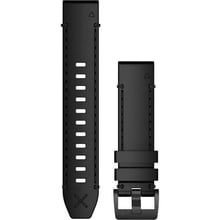 Garmin QuickFit 22mm Watch Bands Genuine Horween Leather Strap – Black (010-12738-19): Колір черный