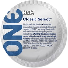 Презерватив ONE Classic Select - Contest Collection 1 шт: Тип Классические