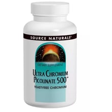 Source Naturals Ultra Chromium Picolinate Хром Піколінат 500 мкг 60 таблеток: Тип Хром