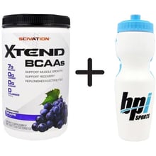 Амінокислота для спорту Scivation Xtend BCAAs 392 g /30 servings/ Grape+BPI 650 ml White: Тип BCAA