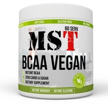 Амінокислота для спорту MST Nutrition BCAA Vegan 300 g /60 servings/ Unflavored: Тип BCAA