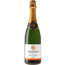 Игристое вино Les Grands Chais de France Grandial Brut Blanc de Blancs, белое сухое, 0.75 л 11% (WHS3500610007750): Объем, л 0.75