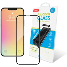 Аксесуар для iPhone Global Tempered Glass Full Glue Black for iPhone 13: Колір чорний