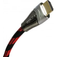 Кабель і перехідник Extradigital HDMI to HDMI, 3m, v1.4b, 30 AWG, Gold, Nylon, 2xFerrites (KBH1611): Тип кабель