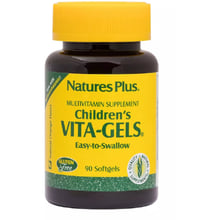 Nature's Plus Children's Vita-Gels Комплекс вітамінів для дітей зі смаком апельсина 90 капсул: Тип комплексні