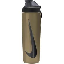 Фляга Пляшка Nike REFUEL BOTTLE LOCKING LID 24 OZ Золотисто-чорний Уні 709 мл (N.100.7668.728.24): Виробник Nike