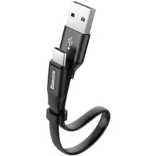 Кабель Baseus USB Cable to USB-C Nimble 23cm Black (CATMBJ-01)