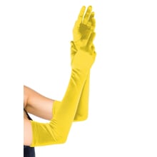 Длинные перчатки Leg Avenue Extra Long Satin Gloves yellow: Для кого Для женщин