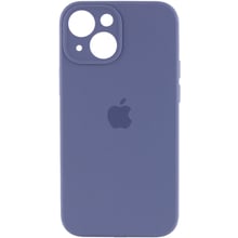 Аксесуар для iPhone Mobile Case Silicone Case Full Camera Protective Lavender Gray для iPhone 15 Plus: Колір фиолетовый