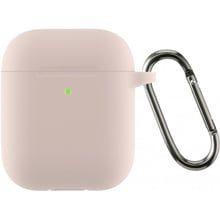 Чехол ArmorStandart Ultrathin Silicone Case With Hook Pink Sand (ARM59689) for Apple AirPods 2: Тип Чехол