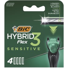 BIC 3 Flex Sensitive Сменные картриджи для бритья мужские 4 шт.: Вид Сменные кассеты